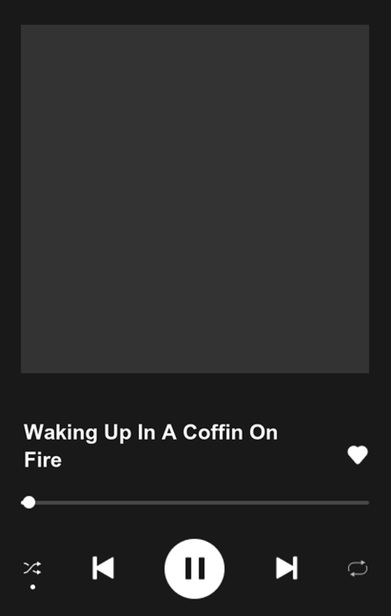 Waking Up In A Coffin On Fire