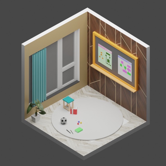 3D Room #3739