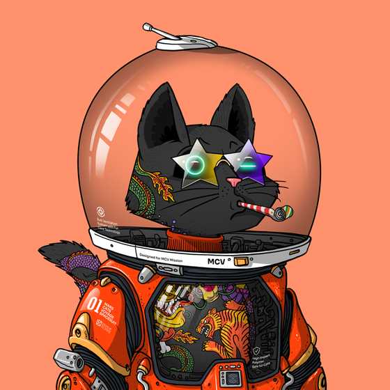 Mars Cat in Spacesuit #263