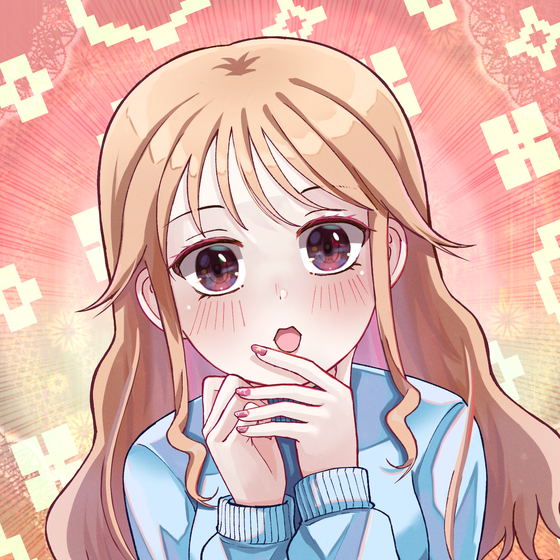 Bikkuri_Girl -Surprised girl- Jito-eye girl Collaboration