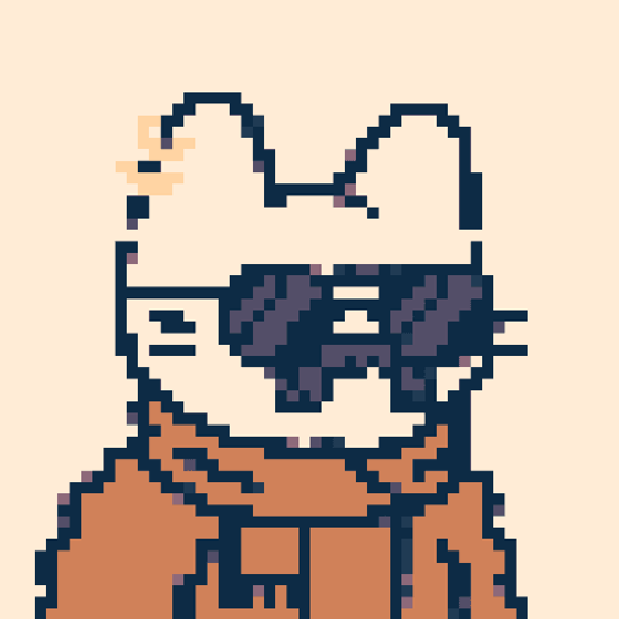 Bored Pixel Cat #589