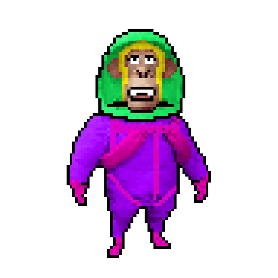 Pixel Radioactive Ape #996