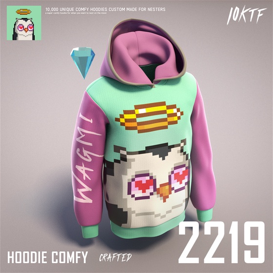 Moonbird Comfy Hoodie #2219