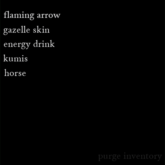 Purge Inventory #362