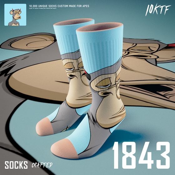 Ape Crew Socks #1843