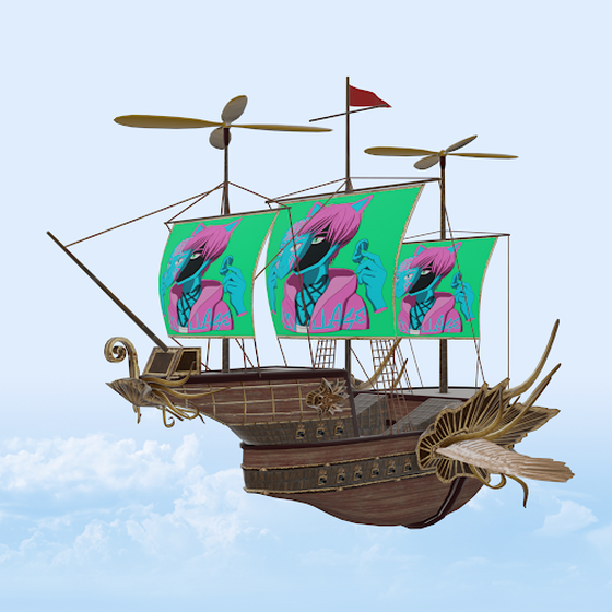 D-SHiPS NFT Canvas by Official Artists #25