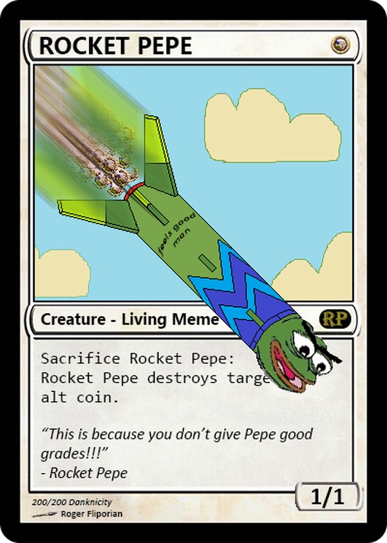 ROCKETPEPE Series 32, Card 45 [1/200 -101 burned]