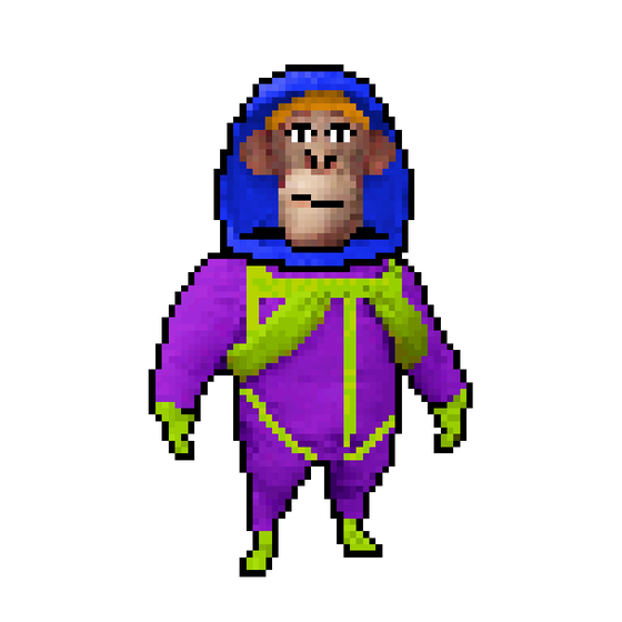 Pixel Radioactive Ape #427