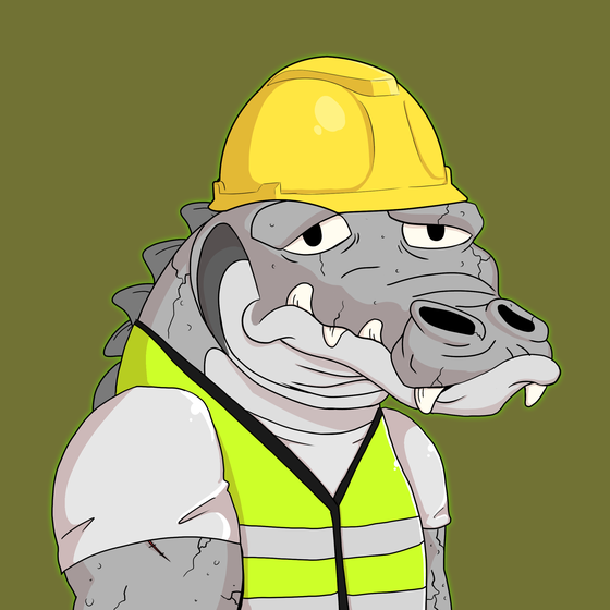 Croc #2523 - Construction Croc