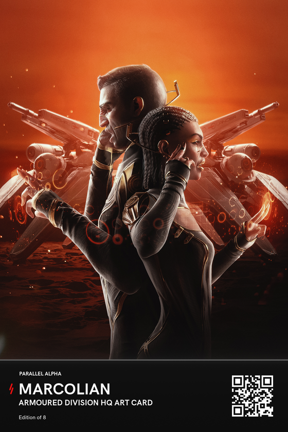 Armoured Division HQ Art Card