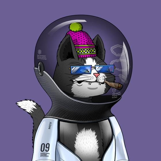 Mars Cat in Spacesuit #1193