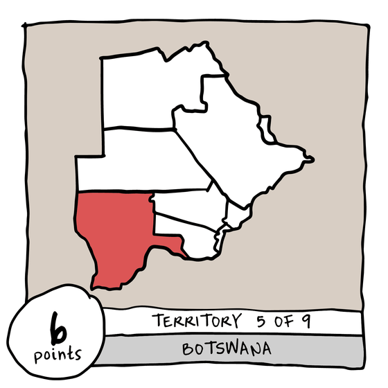 Territory 5/9 - Botswana (Kgalagadi District)