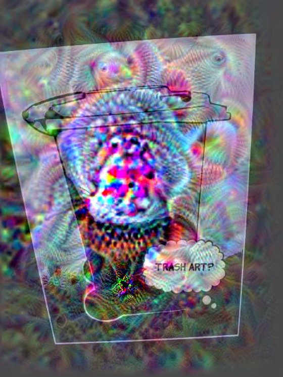 Deep Dream Trash Art #6 1/1