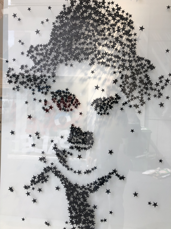 Chaplin star art / San Fran 