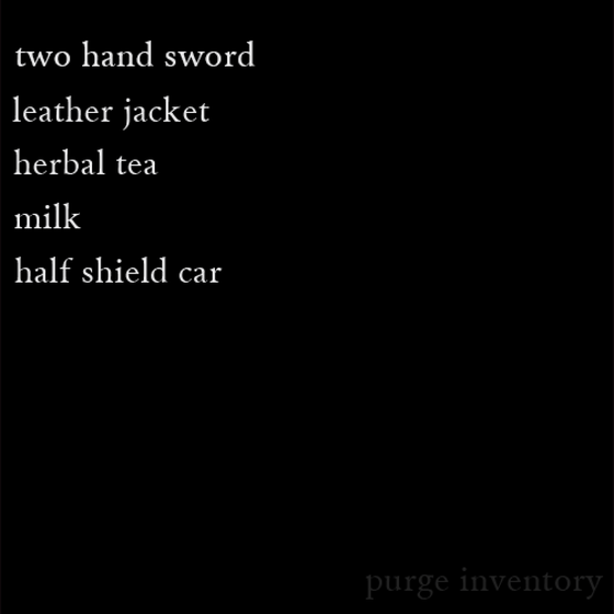 Purge Inventory #357