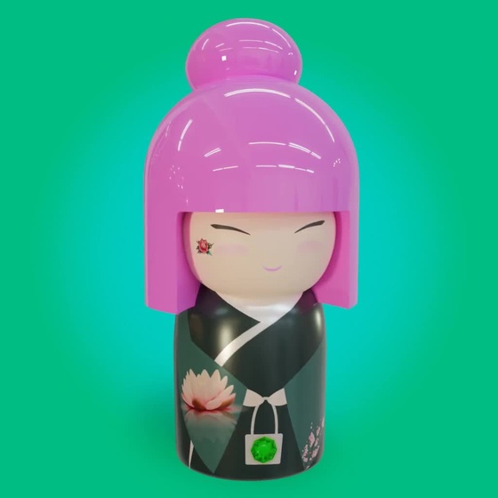 Kokeshi Mitsuko #1248