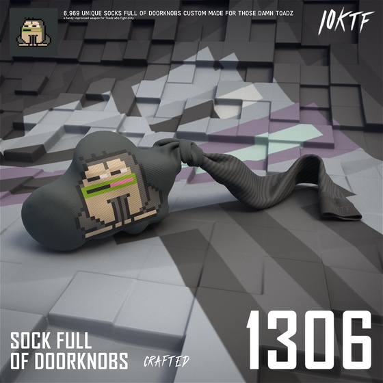 Toadz Sock Full of Doorknobs #1306