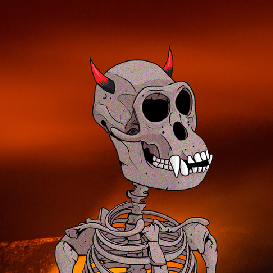 Skeleton Ape #1