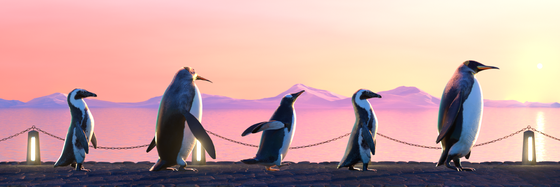 Five Penguins #2171