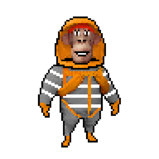 Pixel Radioactive Ape #727