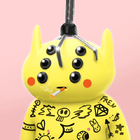 3D alien fren #1043