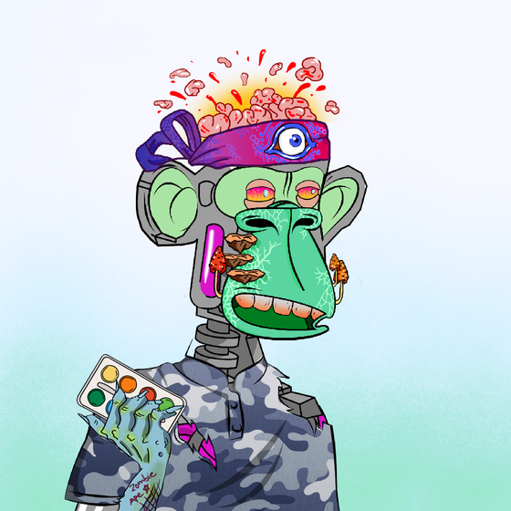 Zombie Ape Artist #1420