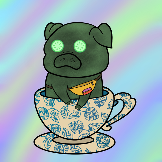 Lucky Teacup Piggy Club #2150