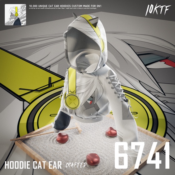 0N1 Cat Ear Hoodie #6741