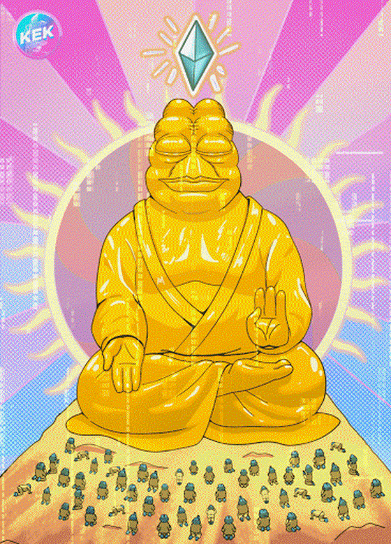 Buddha Pepe's Blessing (Glitched Ver.)