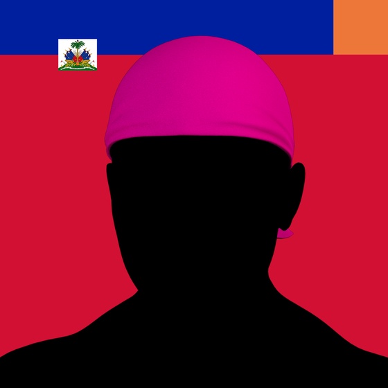 Villain #72 - The Pink Durag Villain on the Haitian background with the Original Accent