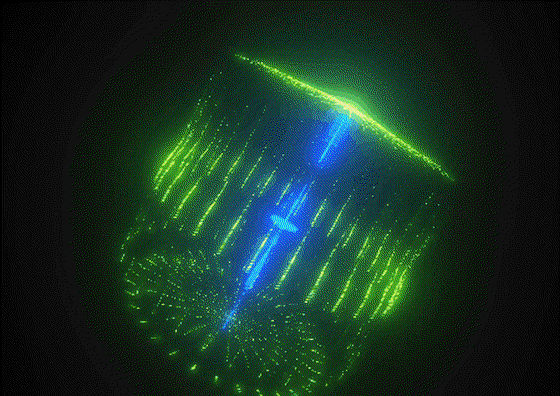 HD GREEN LASER »BLUE AXE«