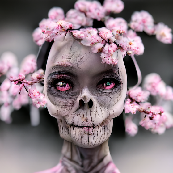 Ai Skeleton Flower Girls