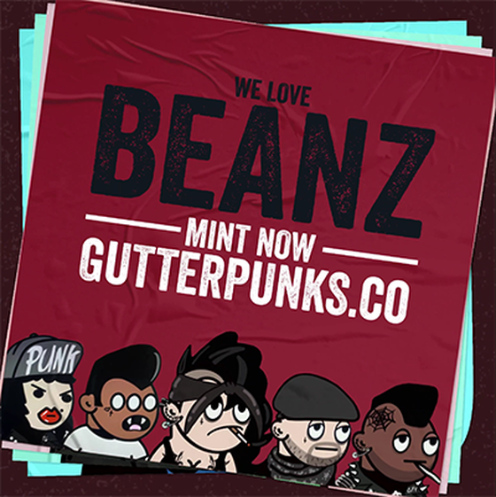 Gutter Punks Flyer - BEANZ