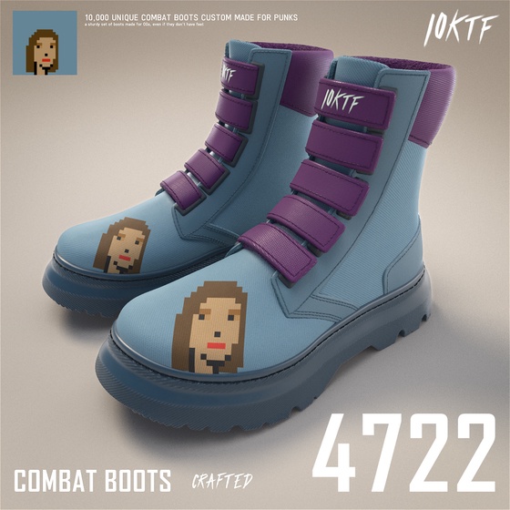 Punk Combat Boots #4722