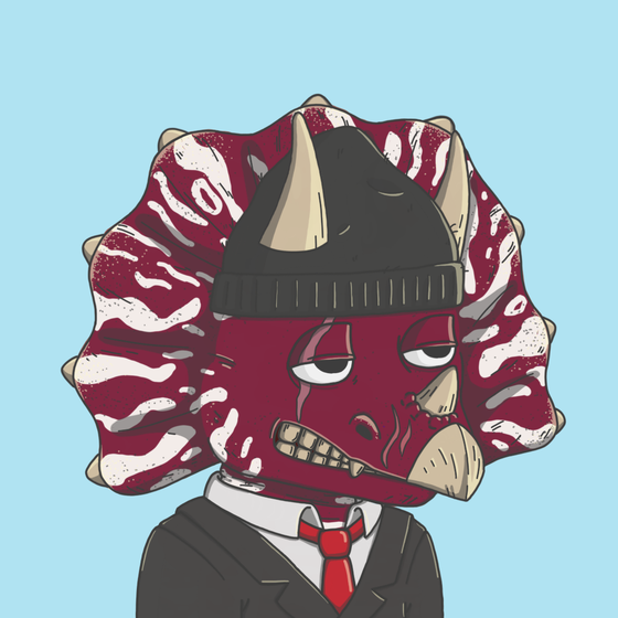 Bored Triceratops Cave Club #386