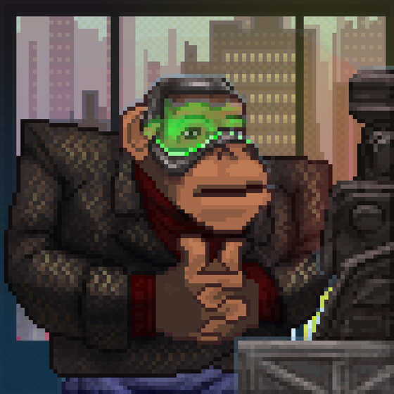 Cyberpunk Ape Executives #302