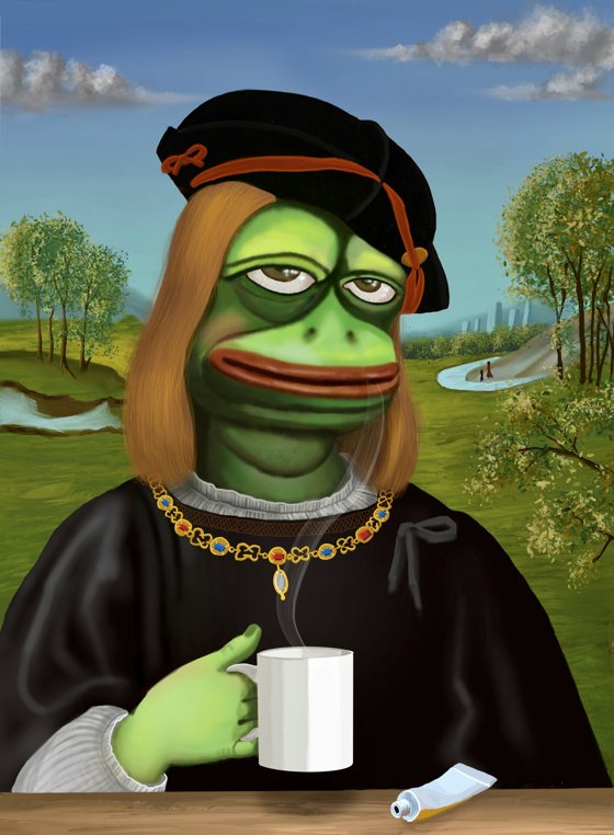 Pepe The Coffee Smell Lover