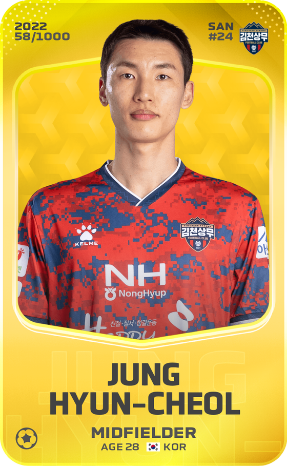 Jung Hyun-Cheol 2022-23 • Limited 58/1000