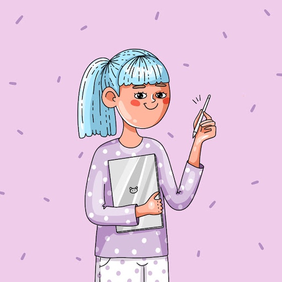 Digital Artist Girl