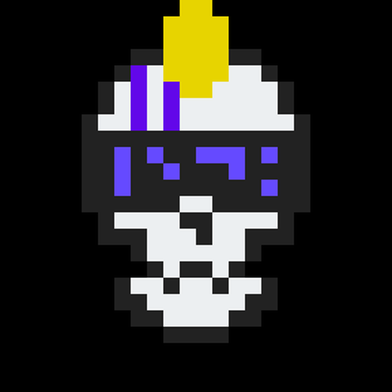 Cyber CryptoSkull #1255