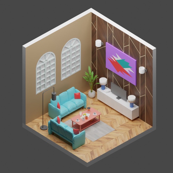 3D Room #3743
