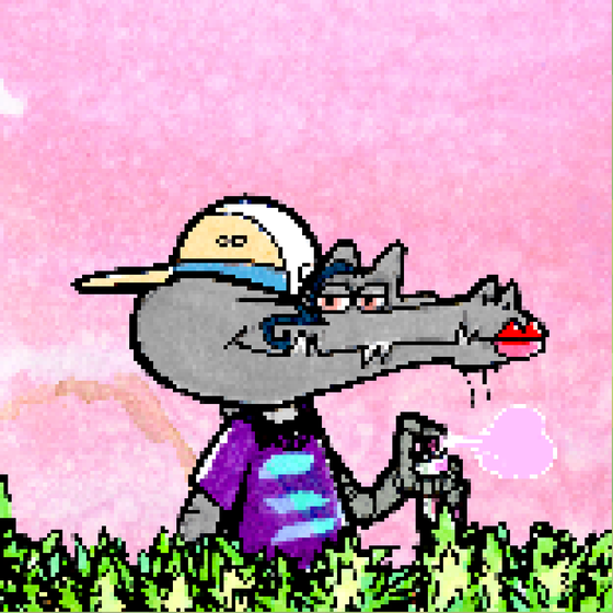 Pixelated Ganja Gators #3851