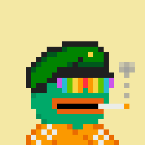 Rare Pixel Pepe #525