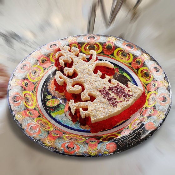 Ketchup Plate Pie Key 6