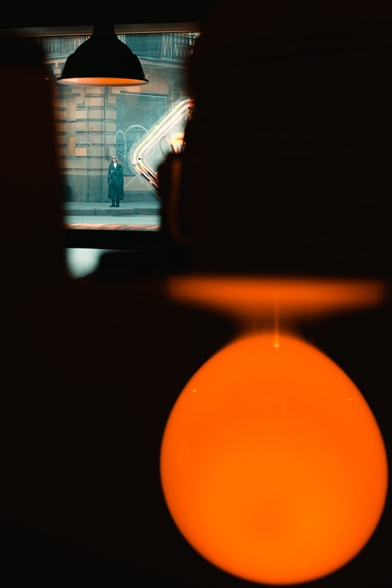 From the bar 