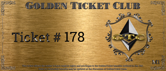 Golden Ticket Club #178