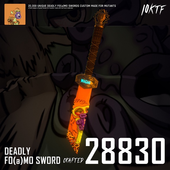 Mutant Deadly FO(a)MO Sword #28830