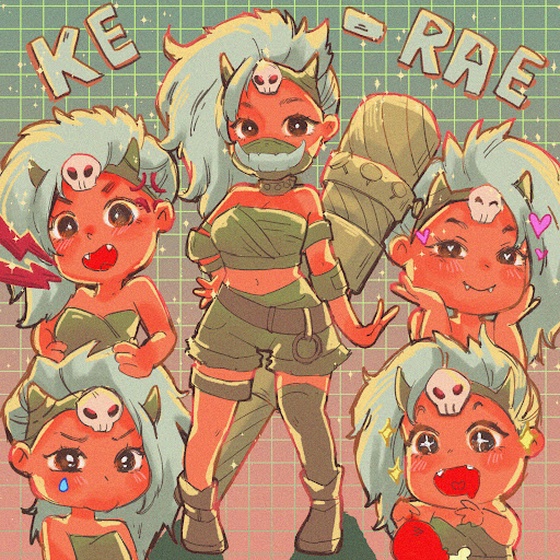 Ke - Rae Girls x Mazk Gang ( Chibi )