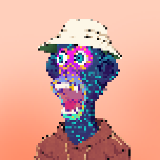 Trippin' Pixel Ape #1020