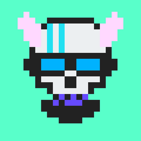 Cyber CryptoSkull #1501